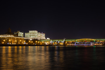 Москва Река ночь