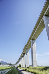 長流川橋の風景
