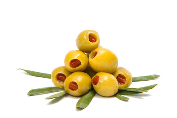 olives with leaves