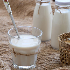 healthy drink, soy milk