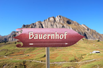 Schild 250 - Bauernhof