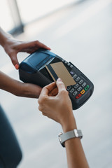 Payment with credit card and terminal