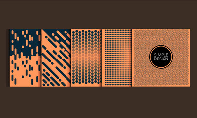 Set of minimal vector design Posters.