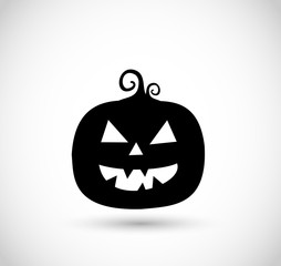 Halloween pumpkin icon VECTOR