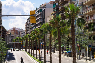 Obraz premium Street photo city life around in Barcelona. Barcelona,catalunya,Barcelona,Spain,Espana.Barcellona,Catalunia,Spagna
