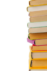 books isolated on white