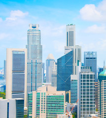 Fototapeta premium Singapore Downtown business architecture