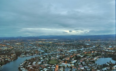 Obraz premium Storm over Gold Coast