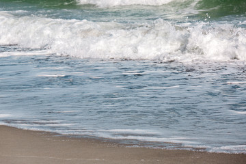 The sea storm wave, marine background.