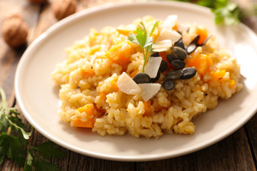 pumpkin risotto