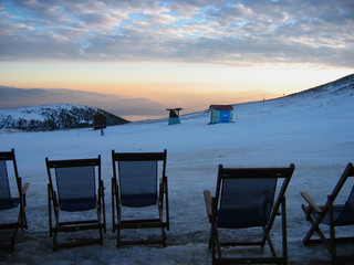 Fototapeta na wymiar Kaimaktsalan ski center near Edessa Greece Europe