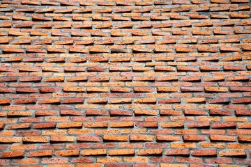 Red brick wall texture for background