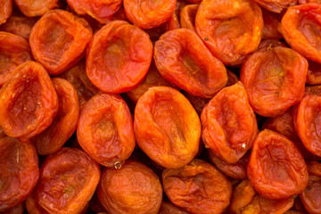 Dried apricots. 