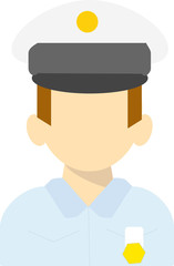 Vigile, vigile urbano, icona vigile, divisa, urbano, polizia, polizia Locale