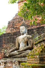 Sukhothai Historical Park in Sukhothai Province Thailand.