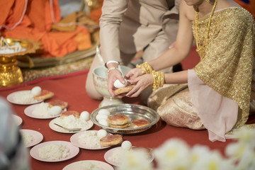 Thai wedding and decoration