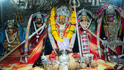 Indian Hindu Goddess Durga.Khimaj Maa