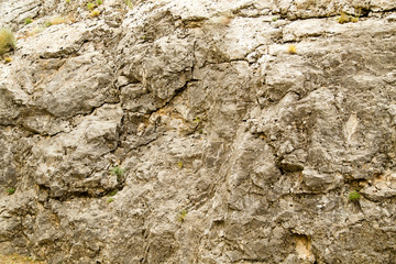 rock in the mountains as a background