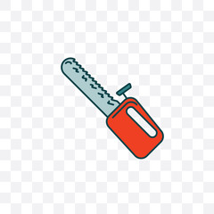 Chainsaw icon vector