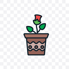 Plant icon vector