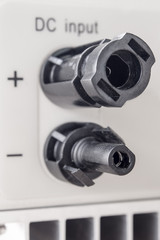 MC4 connectors for connect to solar panel at the power inverter