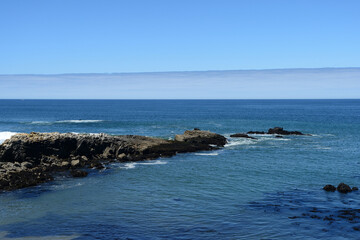 Beautiful ocean views along the Pacific Coast, California, USA