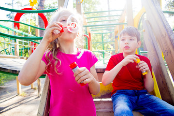 Kids on playground