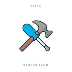 Construction icon vector