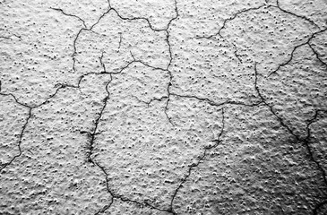 Broken cemented and painted wall abstract Background