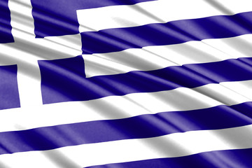 waving flag greece