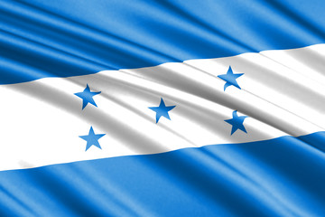 waving flag Honduras