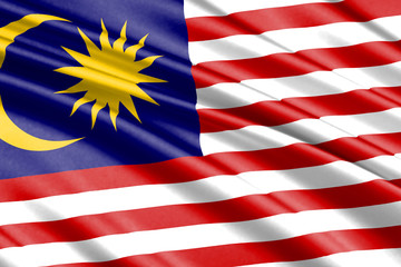waving flag Malaysia