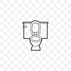 Toilet icon vector