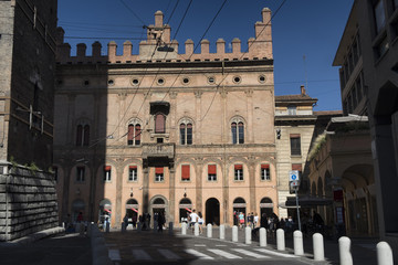 Fototapeta na wymiar Bologna, historic buildings