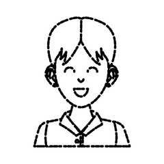 Young man cartoon icon vector illustration graphic design