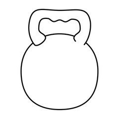 weight lifting isolated icon