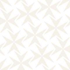 Seamless subtle cross lattice pattern. Abstract geometric tiling mosaic. Stylish background design