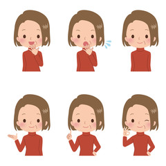 女性　シニア　バリエーション