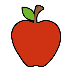 apple fruit isolated icon vector illustration design