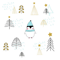 Christmas penguin