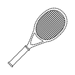 tennis sport racket icon