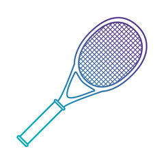 tennis sport racket icon