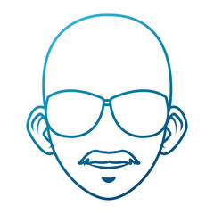old man cartoon icon vector illustration graphic design