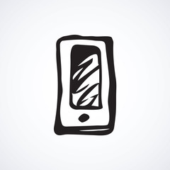 Mobile phone. Vector symbol