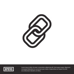 Link vector icon