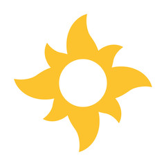 Sun vector icon