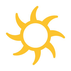 Sun vector icon
