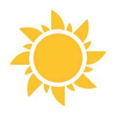 Sun vector icon