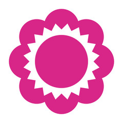 Flower vector icon