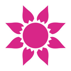 Flower vector icon